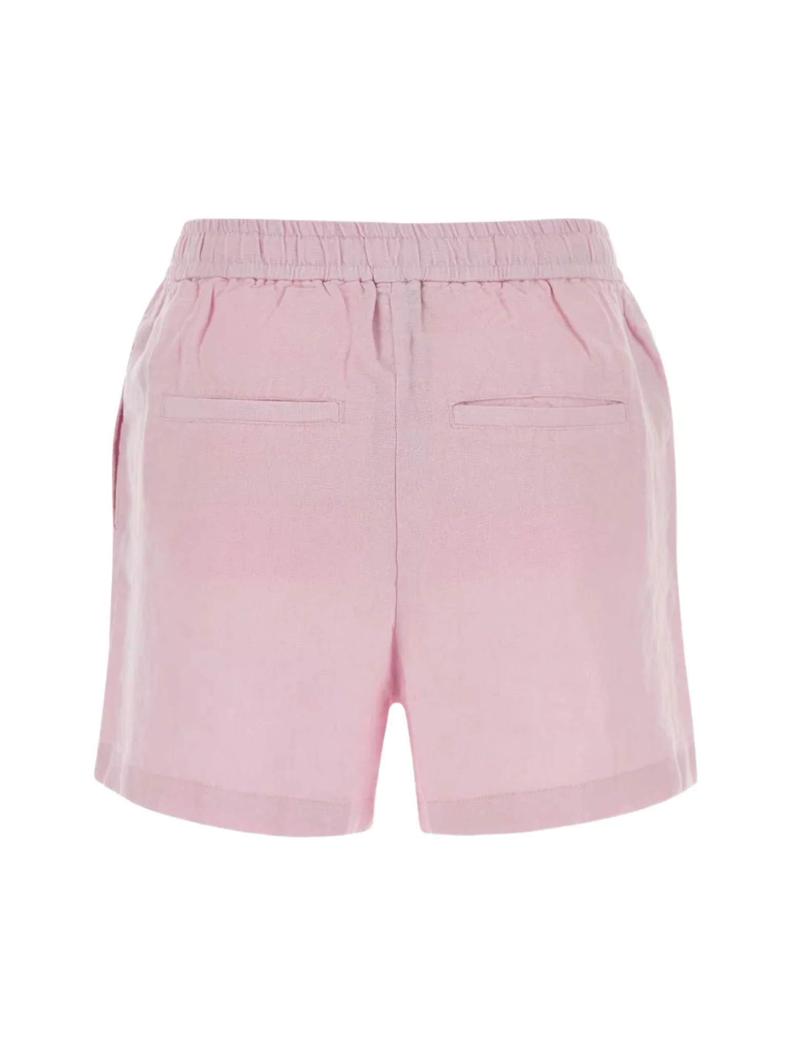 RALPH LAUREN WOMEN Linen Drawstring Shorts Carmel Pink