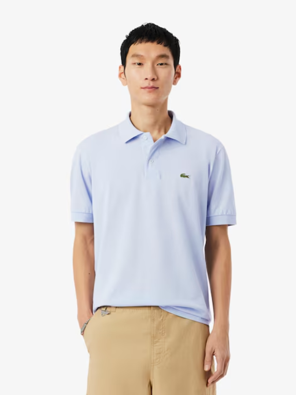 LACOSTE Classic Fit L.12.12 LIGHT Polo Shirt Light Blue