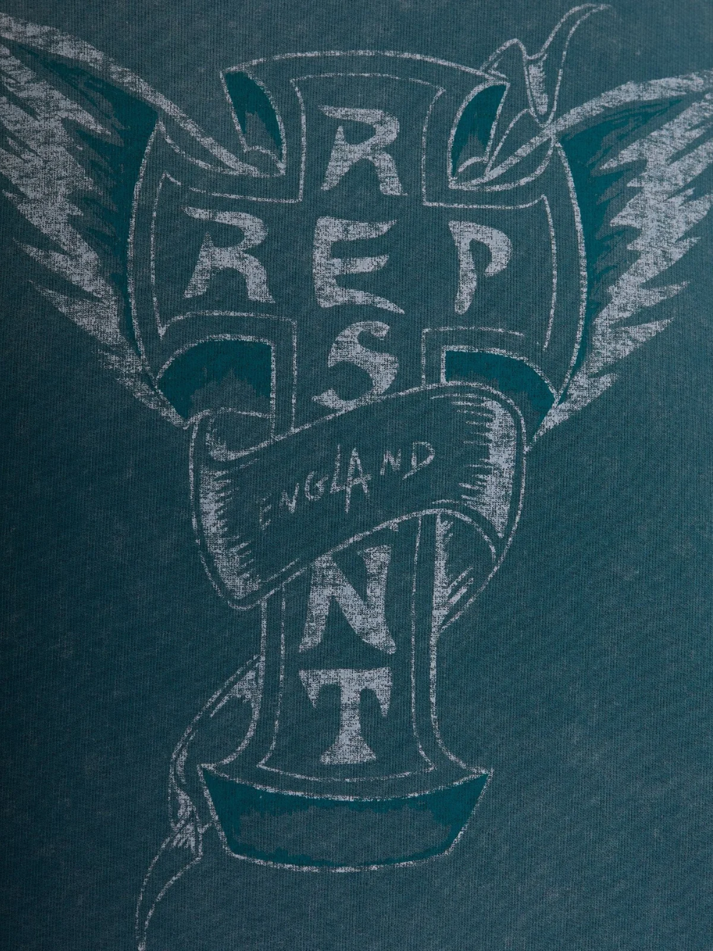 REPRESENT Westside Hoodie Smoked Teal