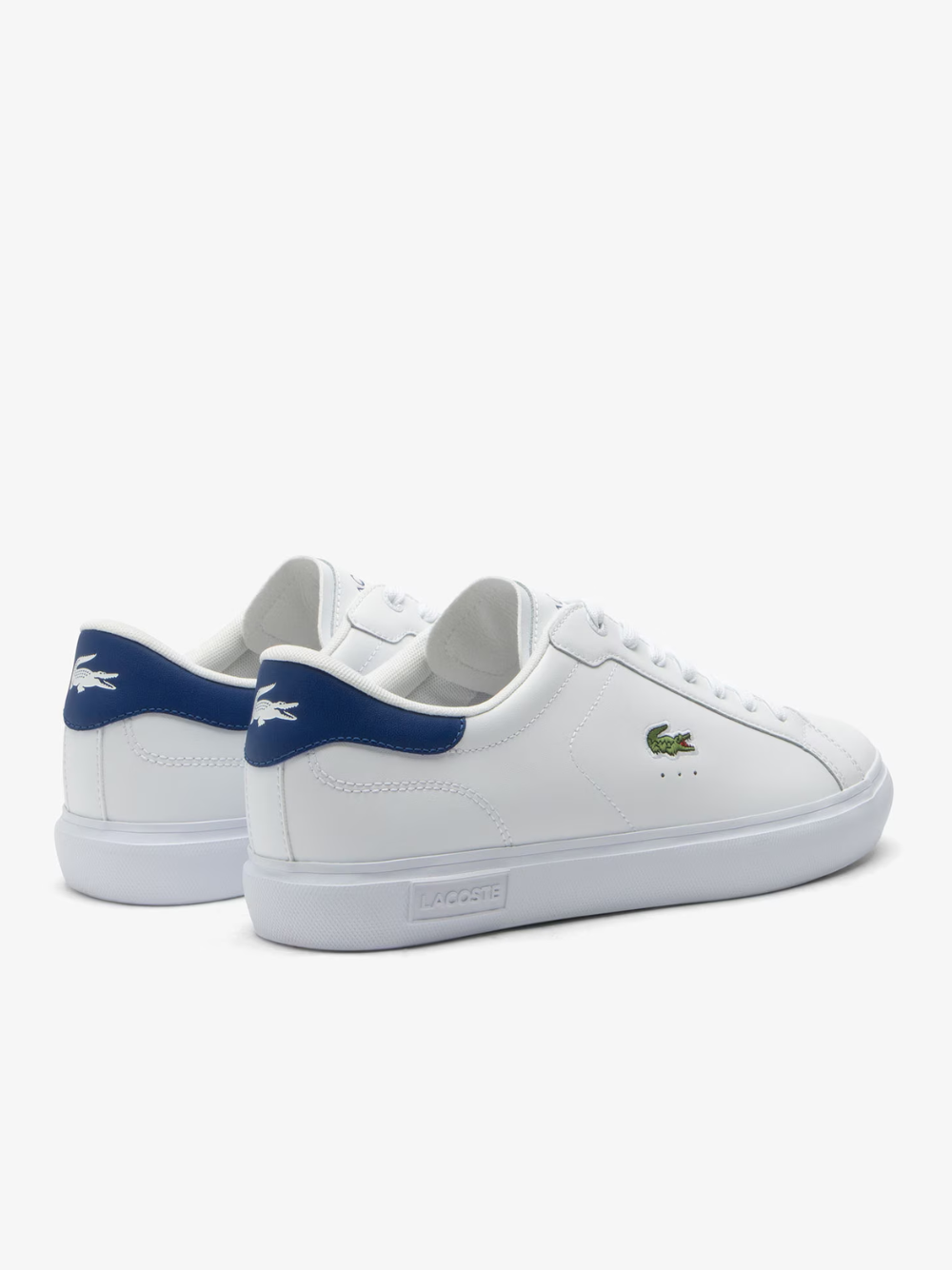 LACOSTE Powercourt Leather Sneakers White/Blue