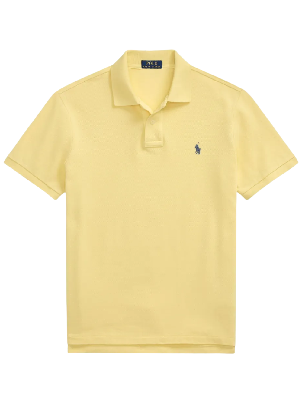 RALPH LAUREN The Iconic Custom Slim Fit Mesh Polo Wicket Yellow