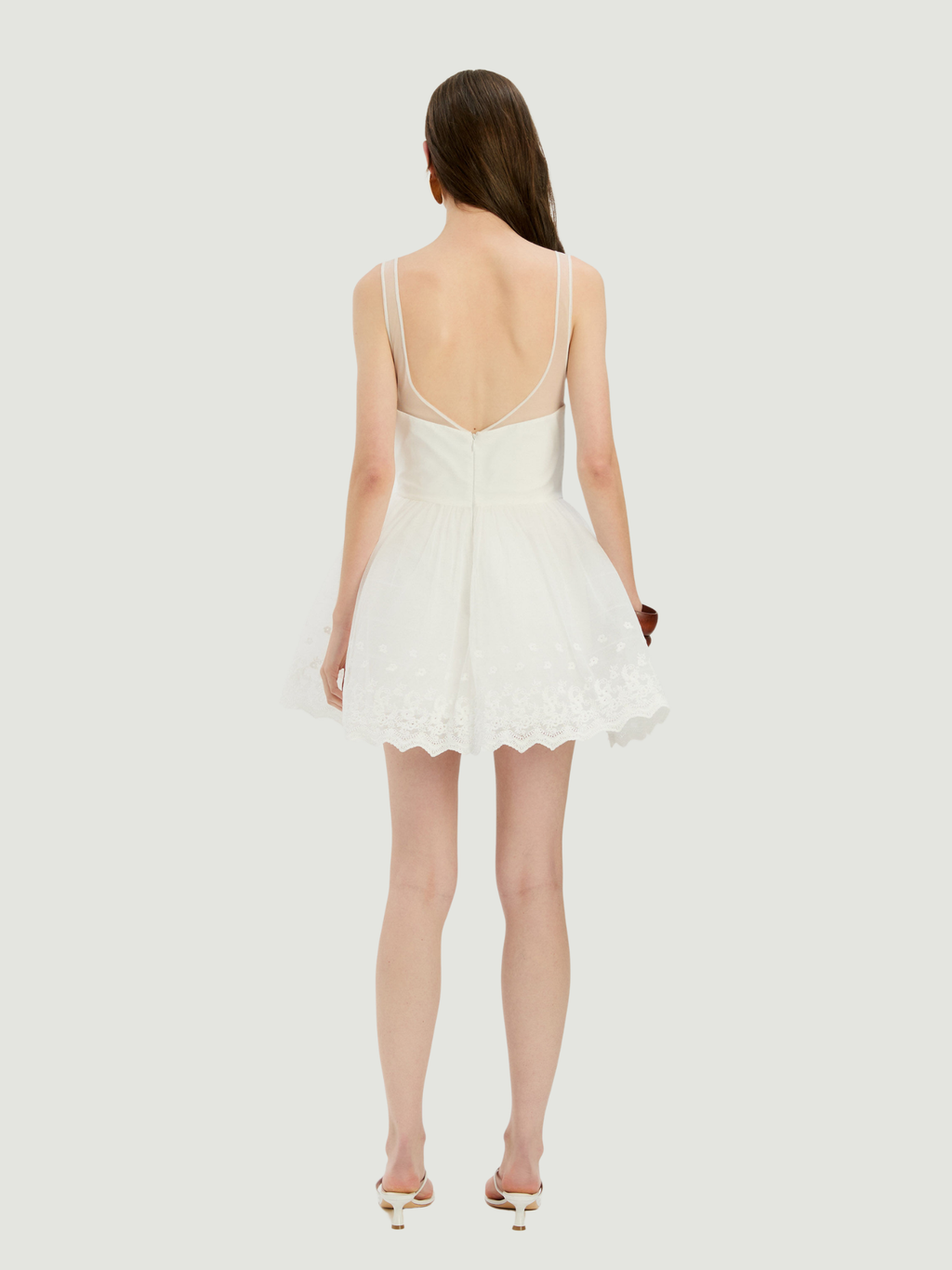 BARDOT WOMEN Hilda Hoop Mini Dress Ivory