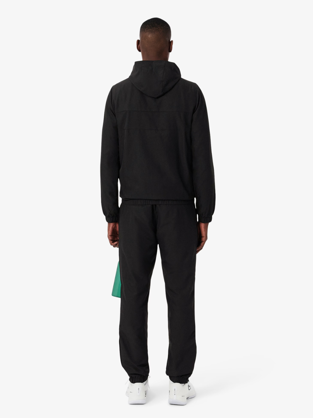 LACOSTE Diamond Taffeta Sport Tracksuit Black