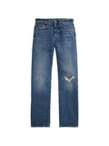 RALPH LAUREN WOMEN High-Rise Relaxed Straight Jeans Blue
