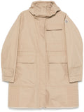 MONCLER WOMEN Meudon 3-in-1 Hooded Down Parka Coat Beige