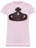 VIVIENNE WESTWOOD WOMEN Halftone Orb Peru T-Shirt Pink