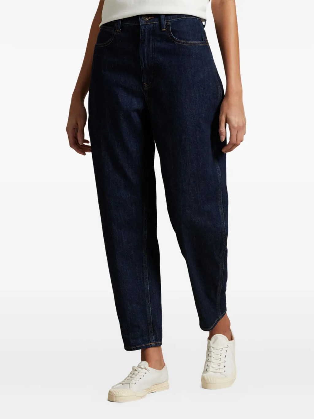 RALPH LAUREN WOMEN Curved Tapered Jeans Kelilah Wash