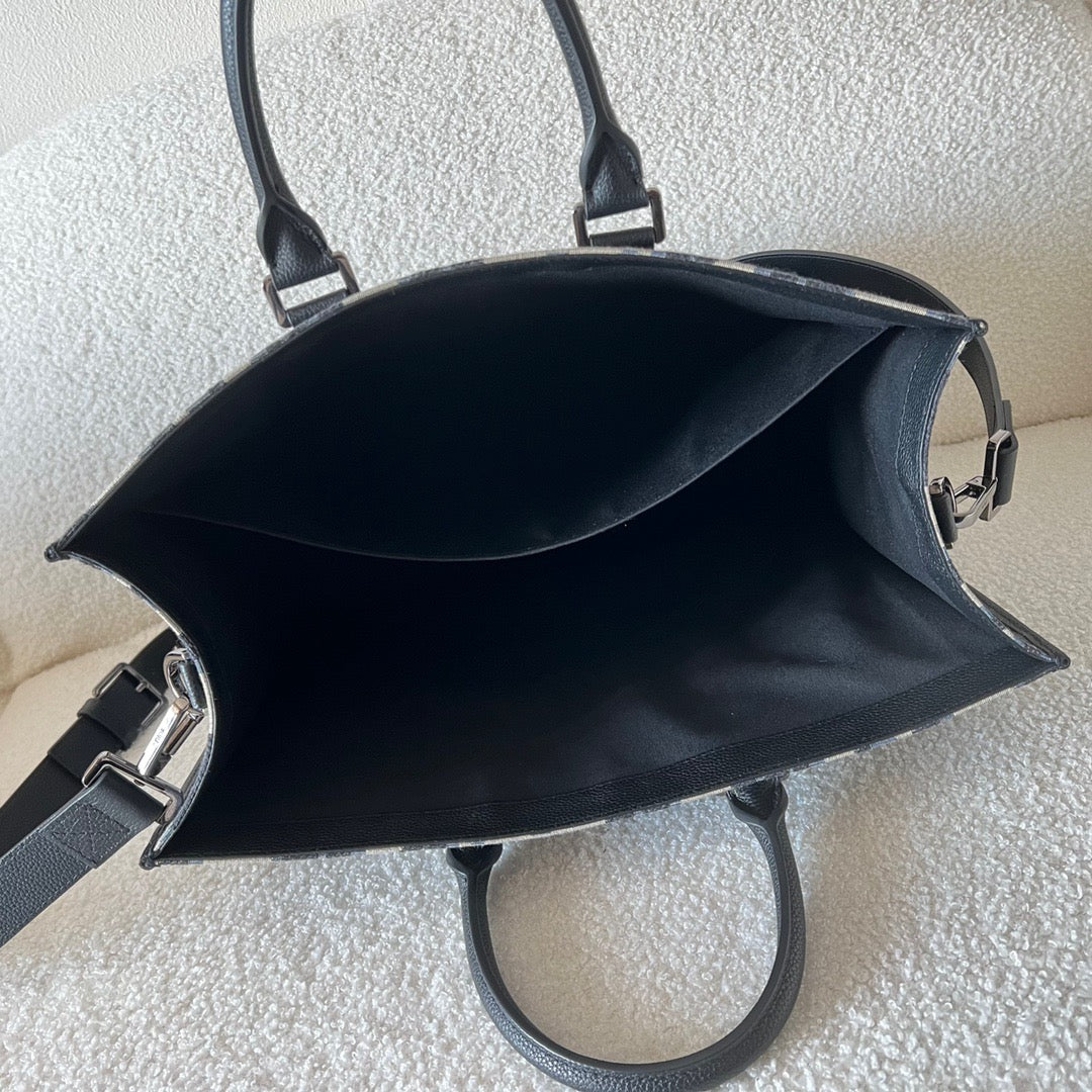 Blue and Black grey Bag