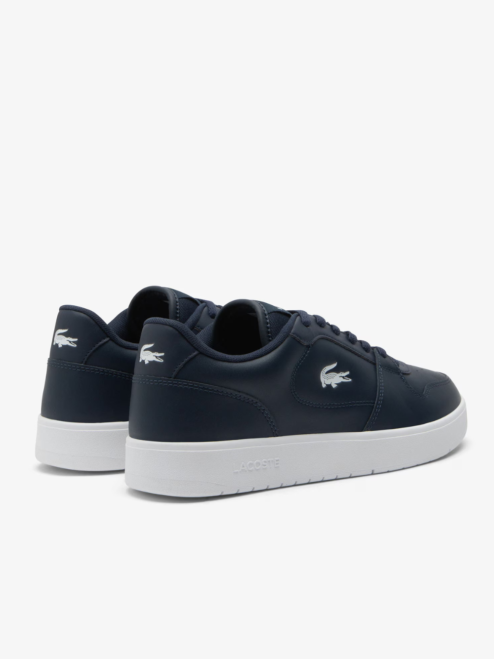 LACOSTE Court Ace Leather Sneakers Navy/White