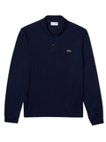 LACOSTE Classic Fit Long Sleeved L.13.12 Polo Shirt Midnight Blue