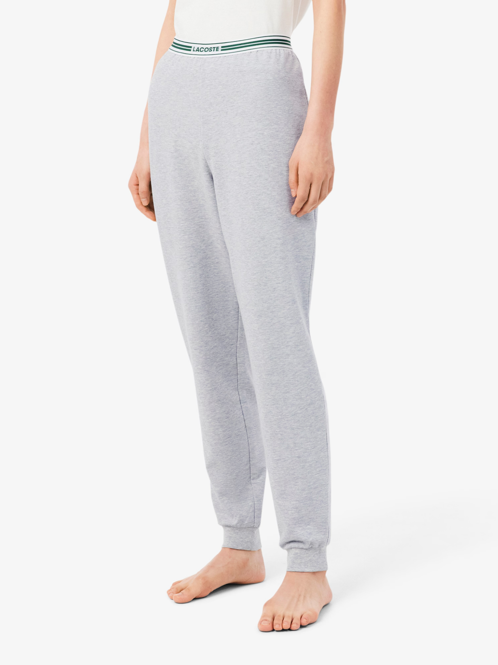 LACOSTE WOMEN Cotton Loungewear Joggers Grey