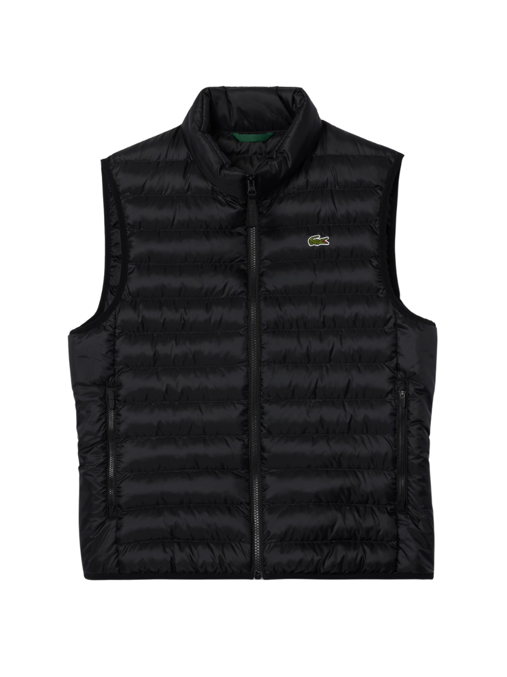 LACOSTE Water-Repellent Puffed Vest Black