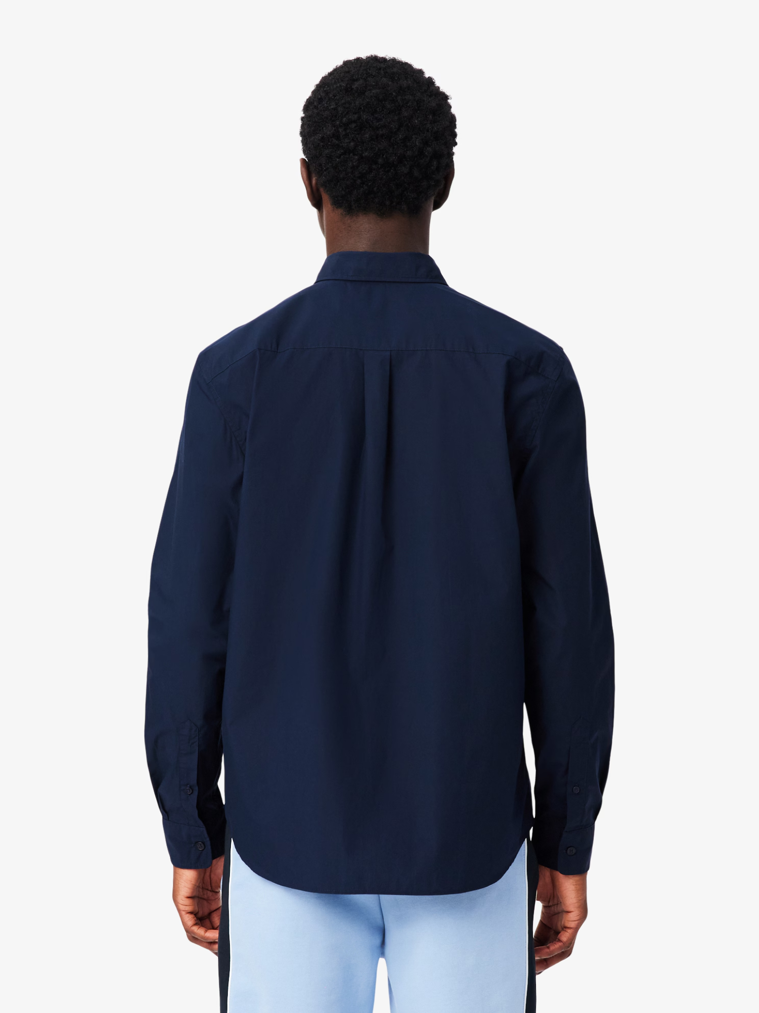 LACOSTE Regular Fit Lightweight Poplin Shirt Midnight Blue