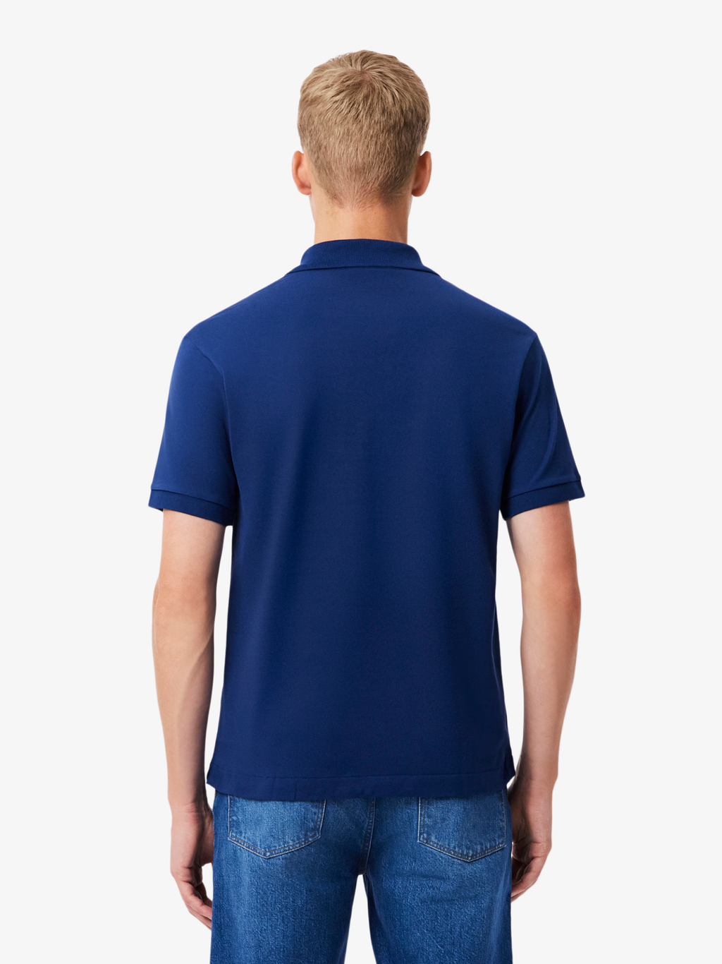 LACOSTE Classic Fit L.12.12 Original Polo Shirt Navy Blue