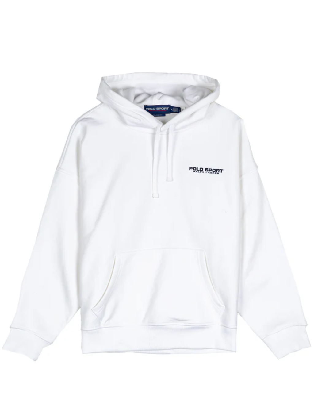 RALPH LAUREN Relaxed Fit Polo Sport Fleece Hoodie White