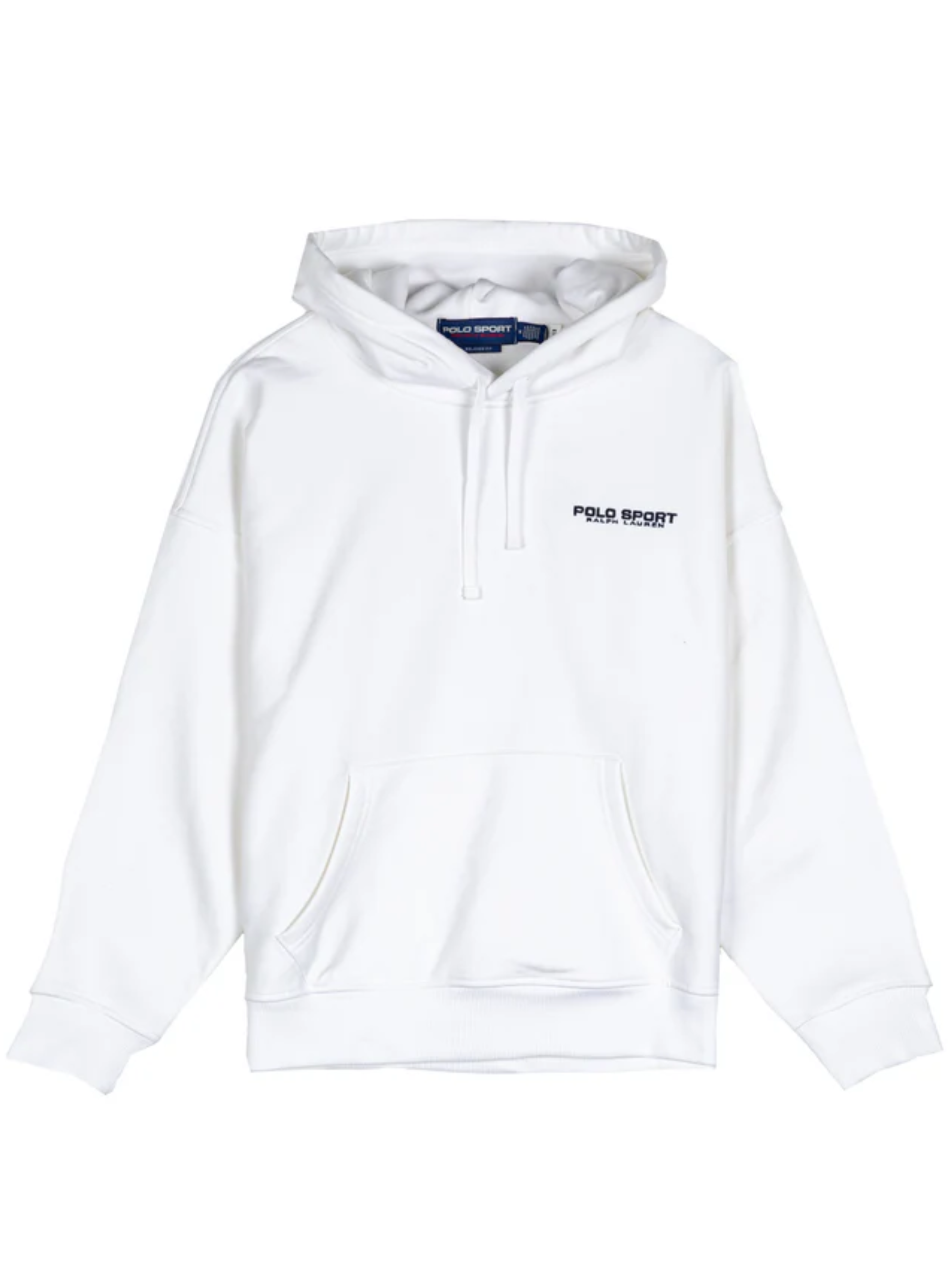 RALPH LAUREN Relaxed Fit Polo Sport Fleece Hoodie White
