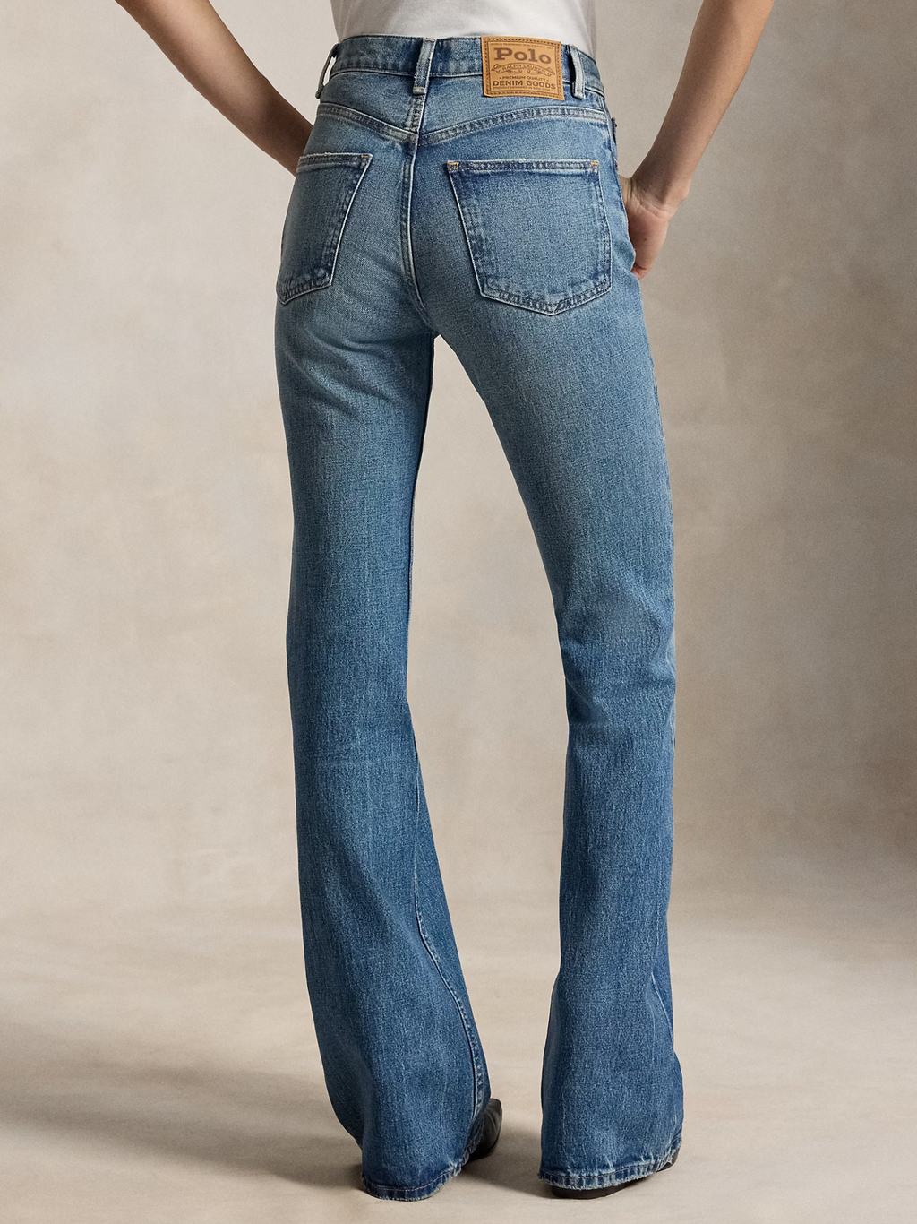 RALPH LAUREN WOMEN Flare Jeans Goodlow Wash