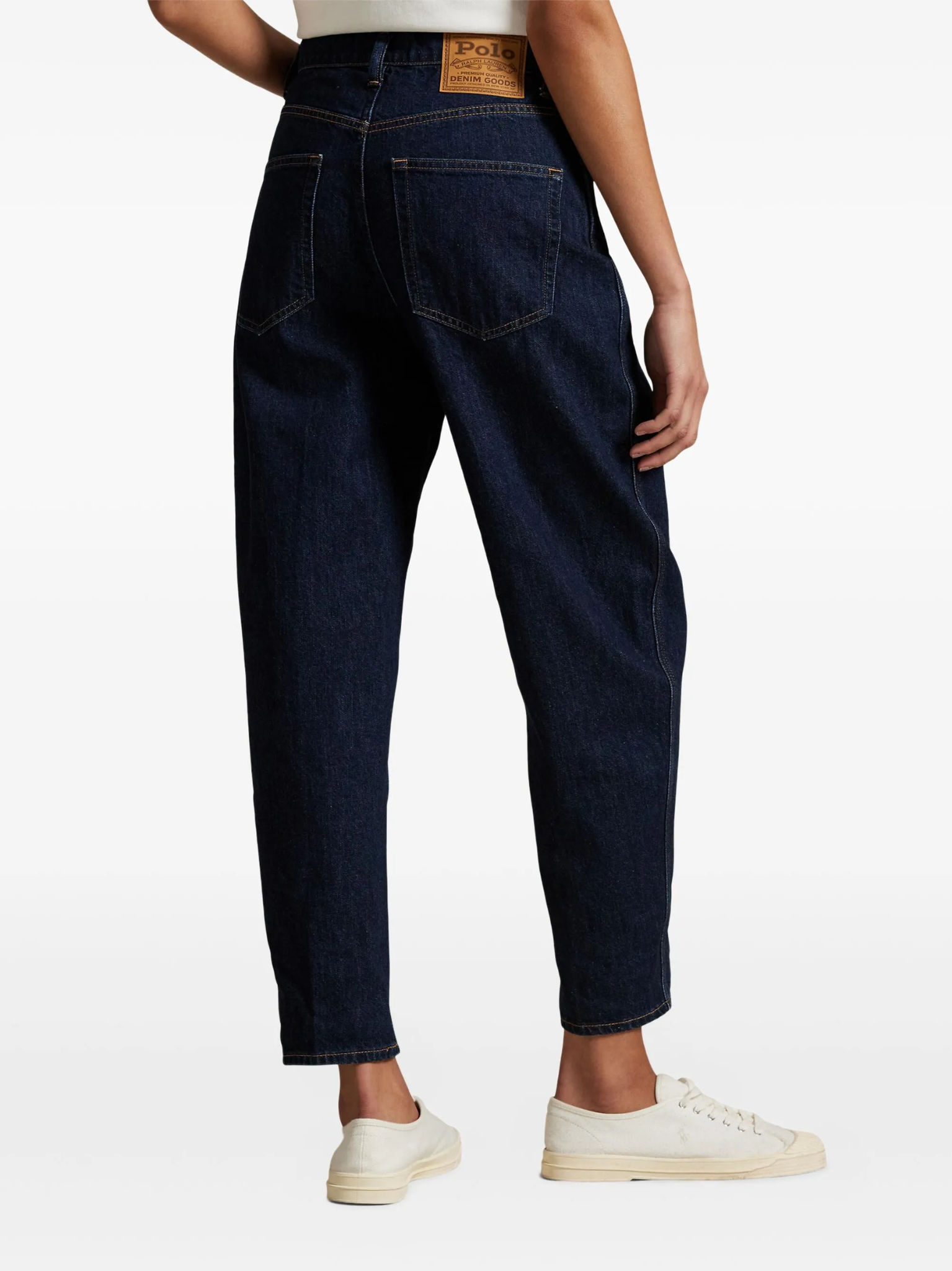 RALPH LAUREN WOMEN Curved Tapered Jeans Kelilah Wash