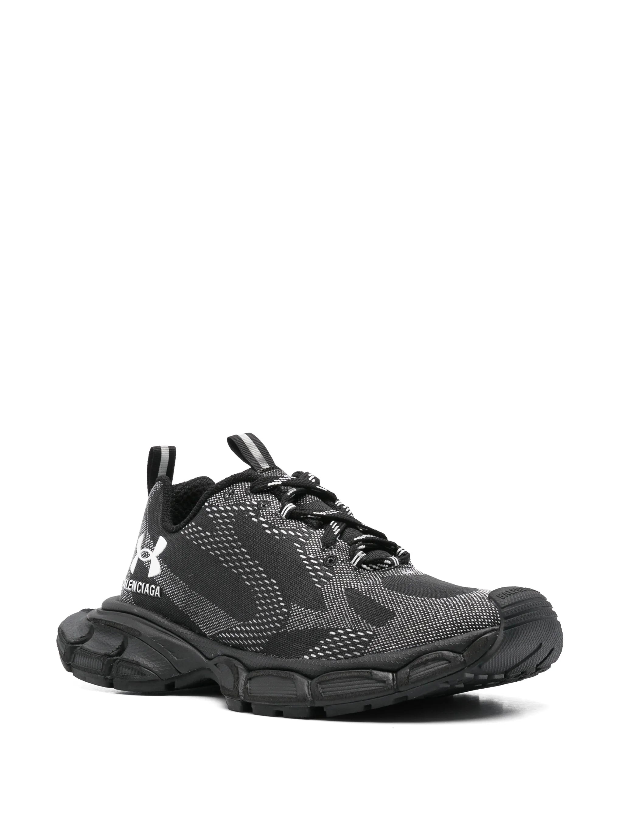 BALENCIAGA x Under Armour 3XL Knit Sneakers Black