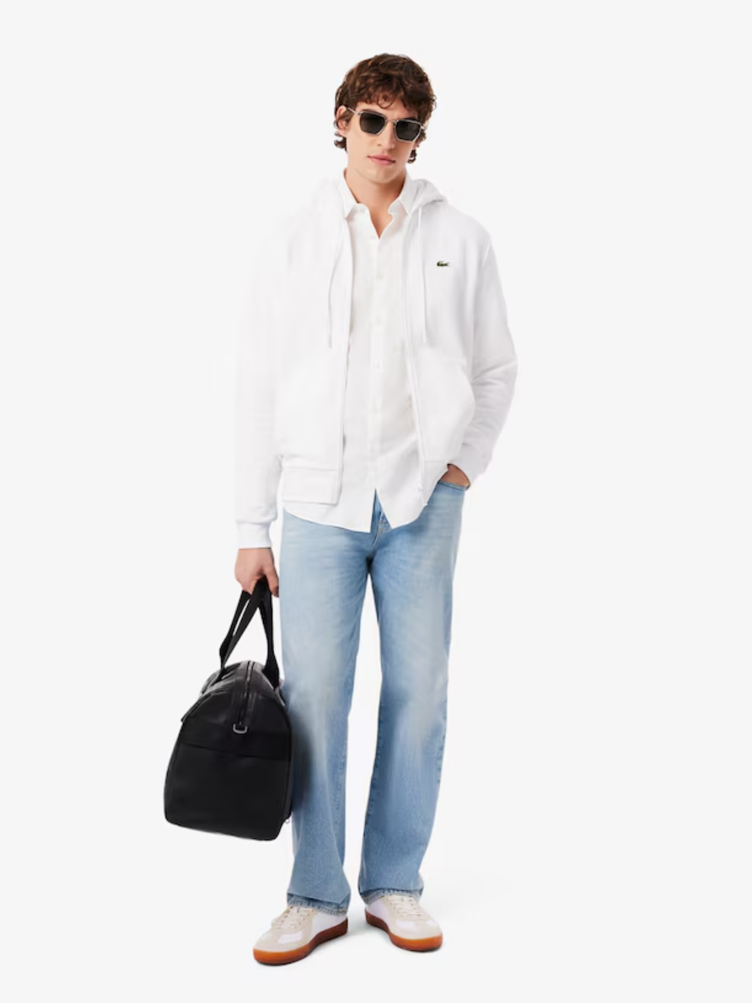 LACOSTE Baseshot Pro Leather Sneakers White/Gum