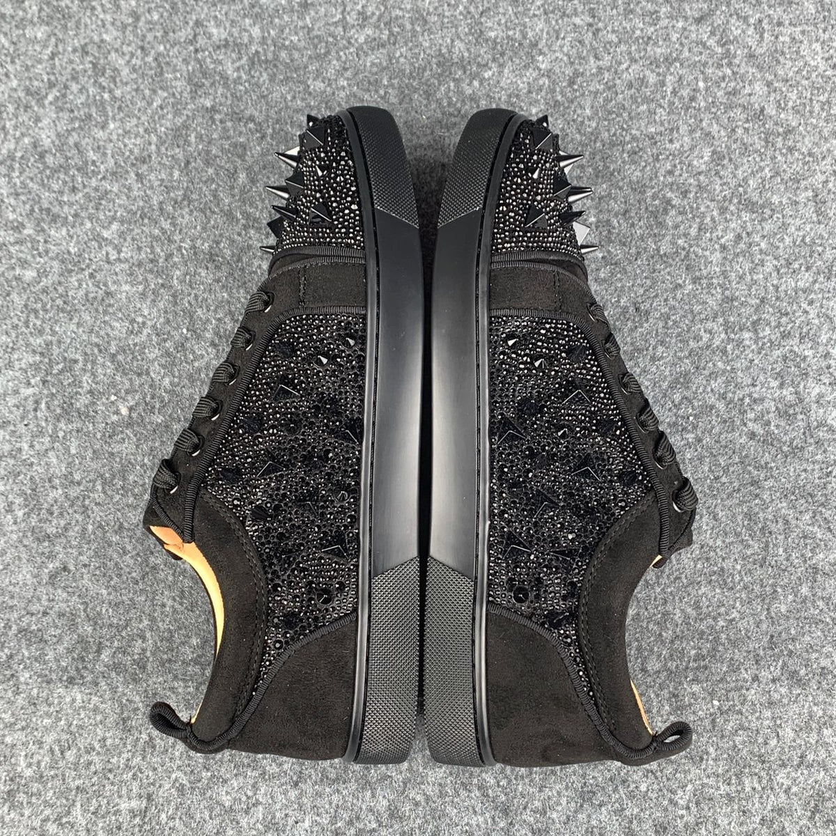 CL Astroloubi Strass Eternity ‘Black Suede/Comète Strass’