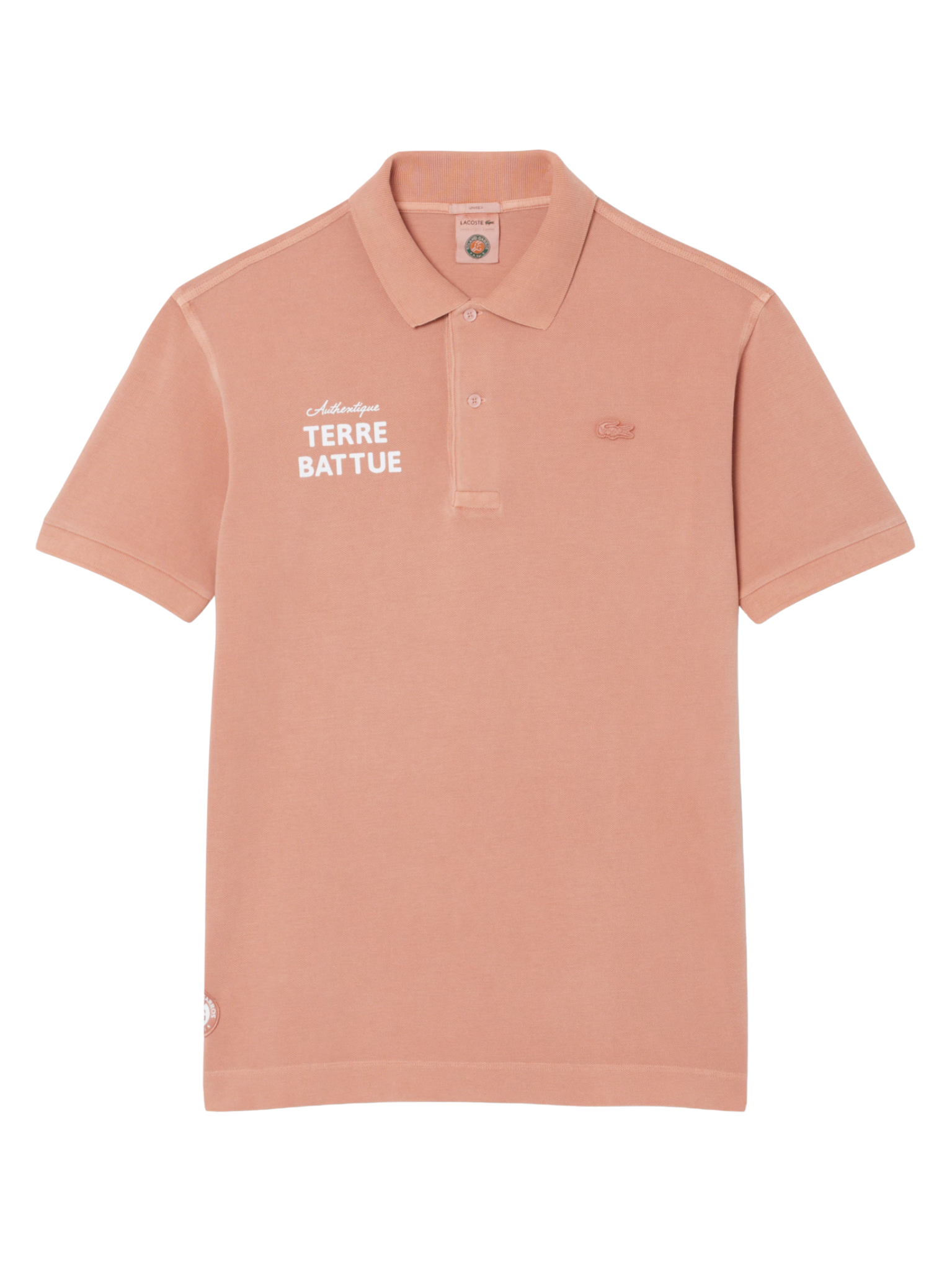 LACOSTE Roland-Garros Edition Clay Court Polo Shirt Light Brown