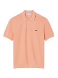 LACOSTE Classic Fit Knitted Polo Shirt Rose