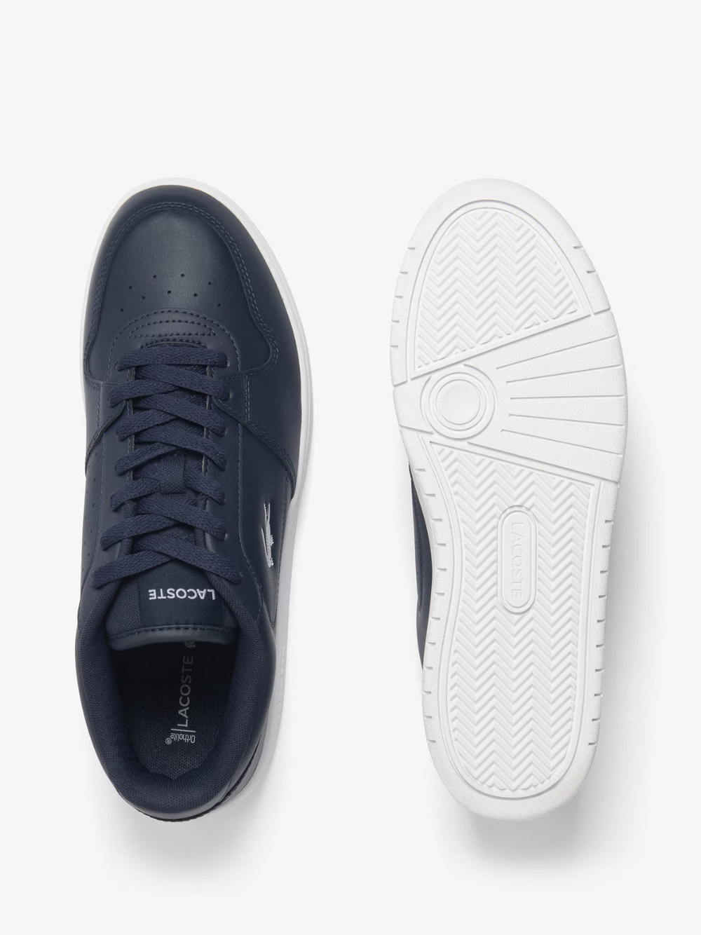LACOSTE Court Ace Leather Sneakers Navy/White