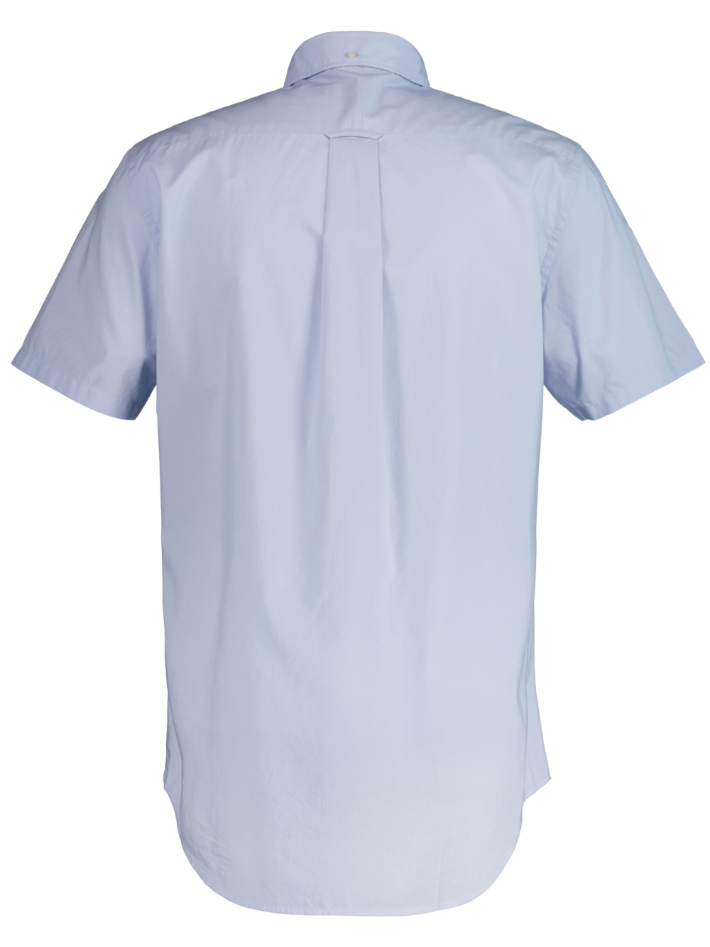 GANT Regular Fit Classic Short Sleeve Poplin Shirt Light Blue