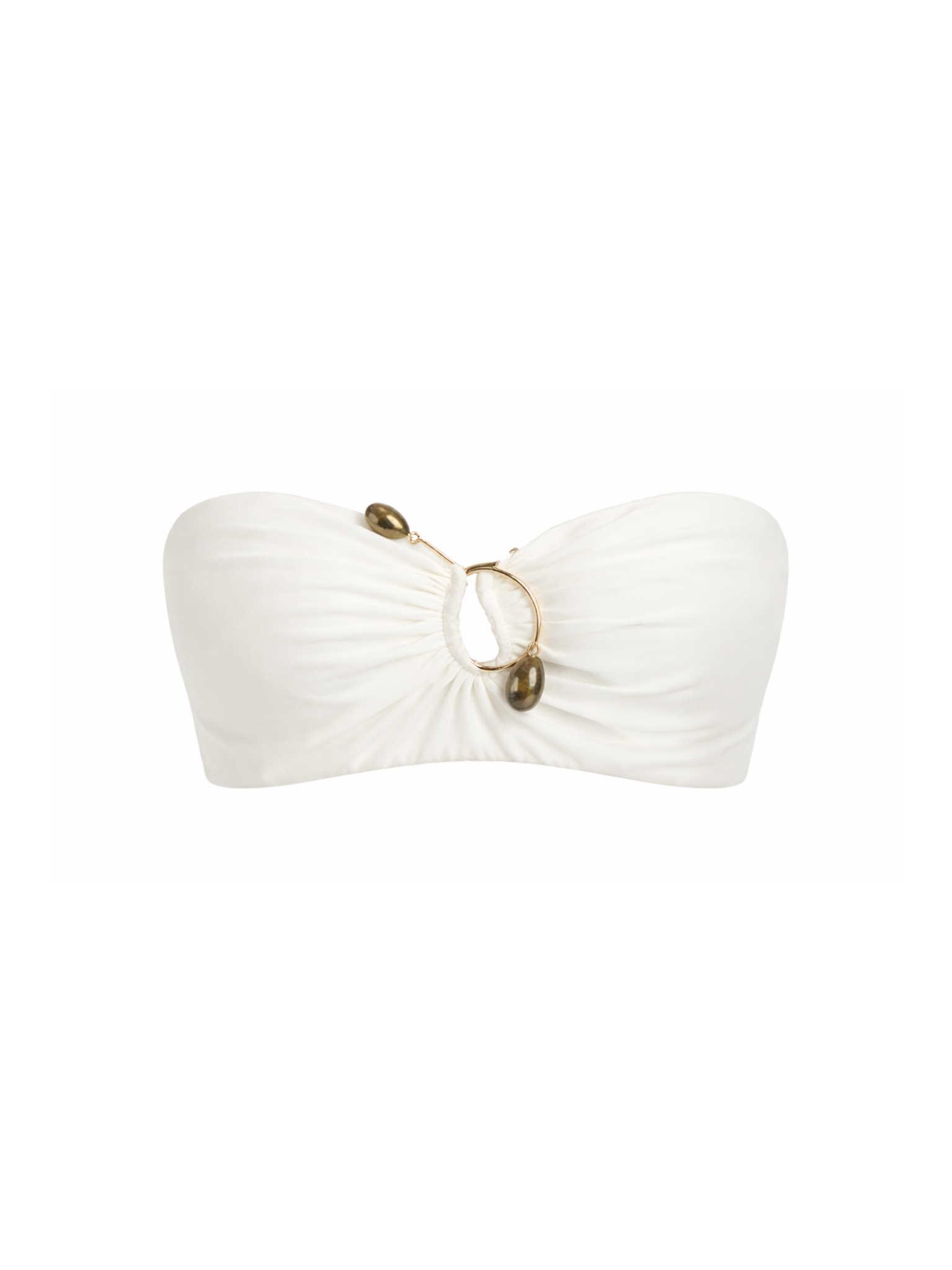 BARDOT WOMEN Dylan Satin Bandeau Top Orchid White