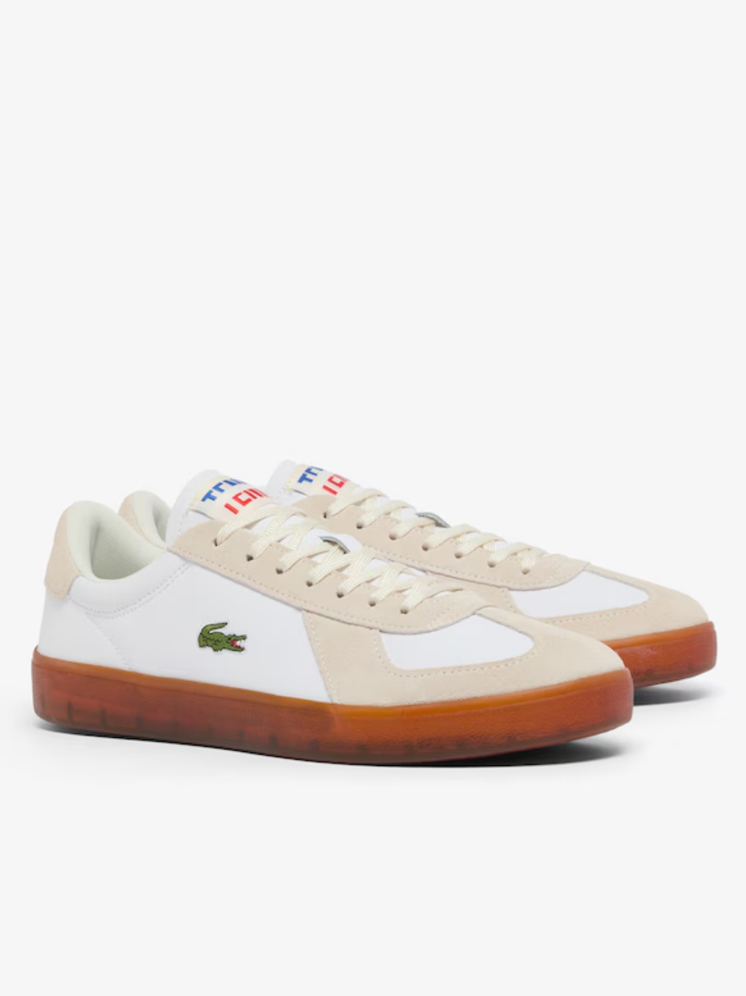 LACOSTE Baseshot Pro Leather Sneakers White/Gum