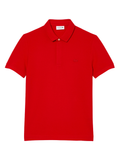 LACOSTE Regular Fit Paris Stretch Piqué Polo Shirt Red