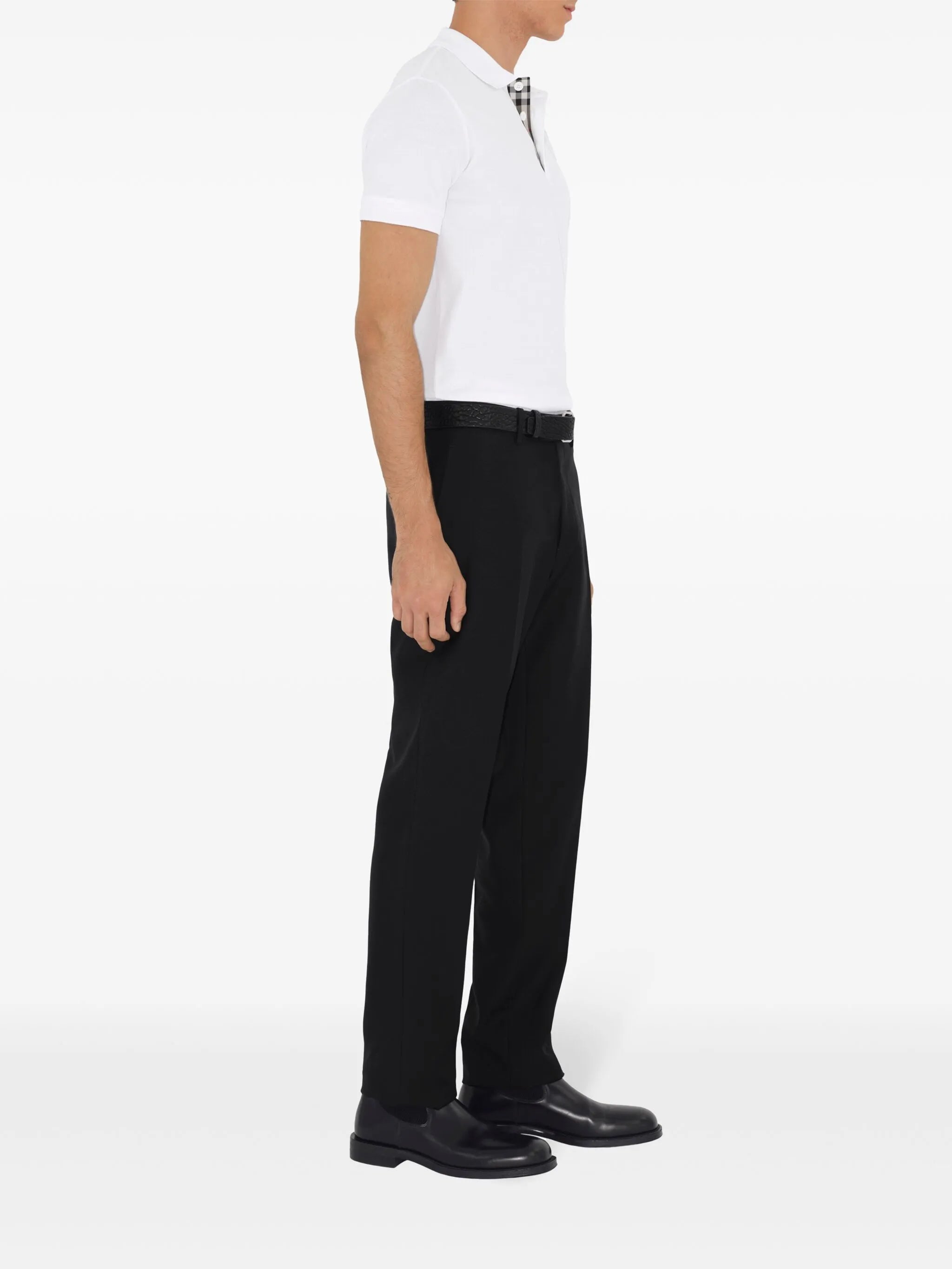 BURBERRY Cotton EKD Polo Shirt White