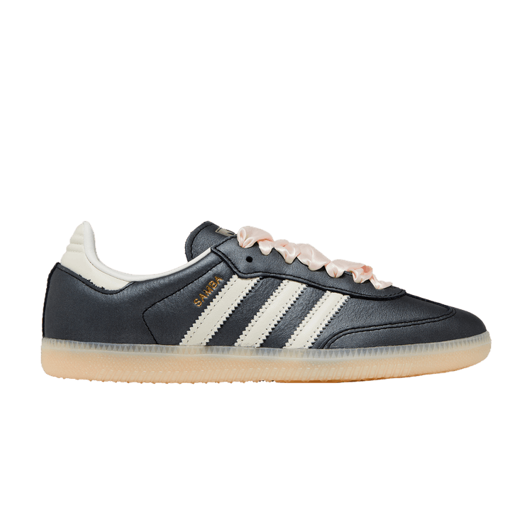 adidas Samba OG Black Pink Ribbon Laces (Women's)