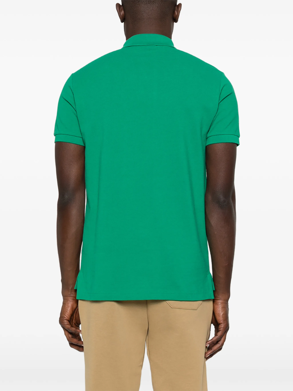 RALPH LAUREN The Iconic Custom Slim Fit Mesh Polo Erin Green