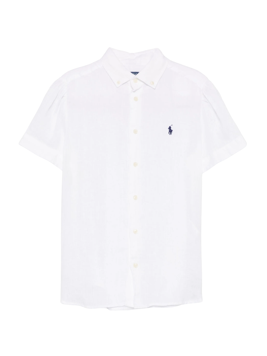 RALPH LAUREN WOMEN Linen Short-sleeve Shirt White
