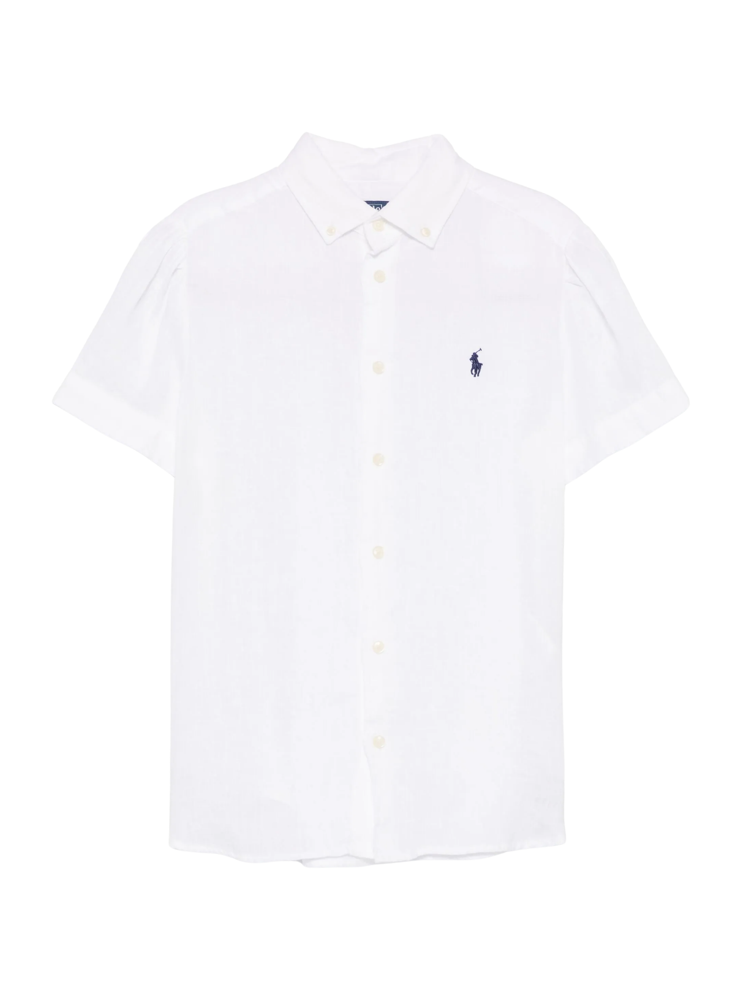 RALPH LAUREN WOMEN Linen Short-sleeve Shirt White