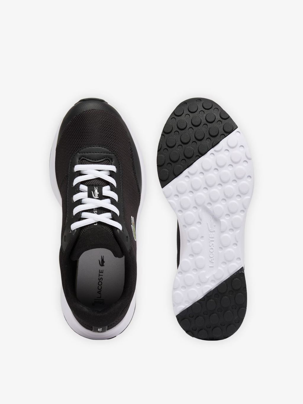 LACOSTE WOMEN Neo Run Ace Sneakers Black/White