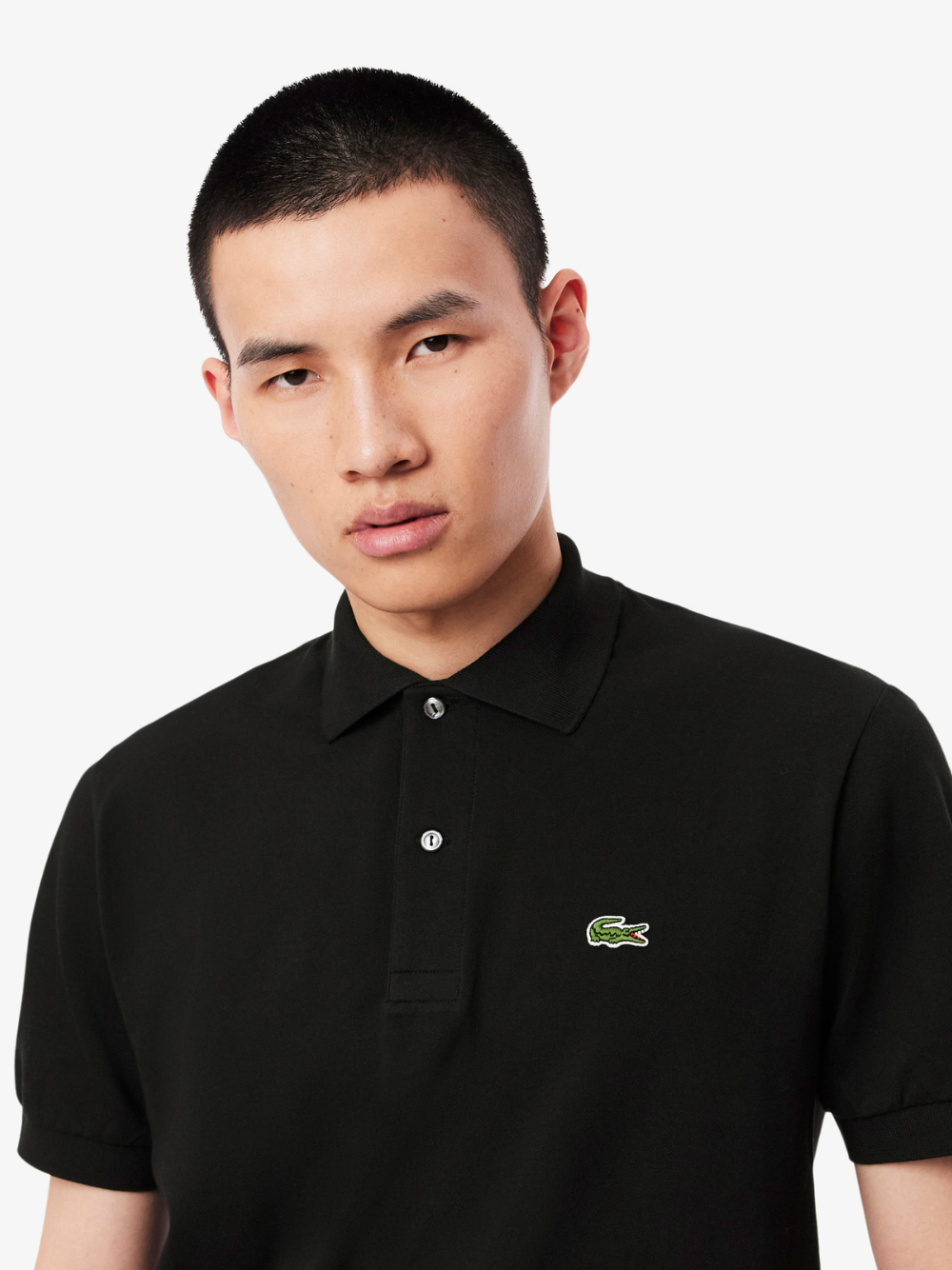 LACOSTE Classic Fit L.12.12 LIGHT Polo Shirt Black