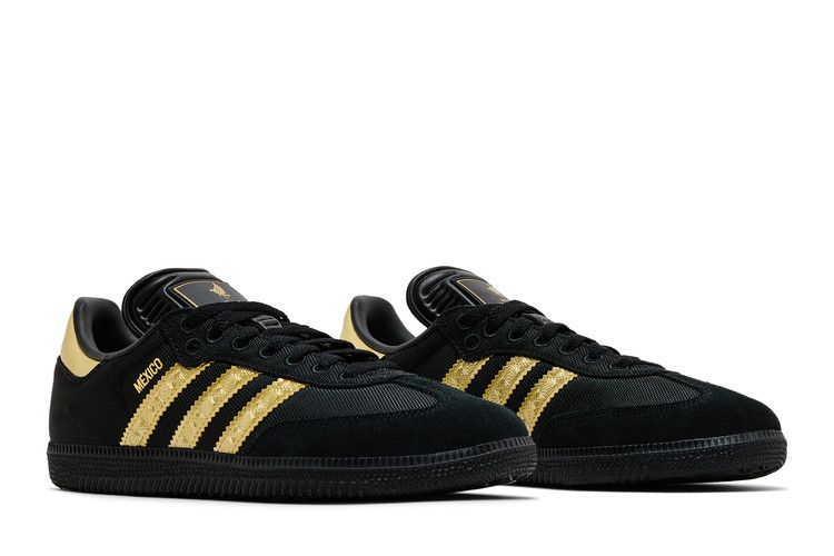 adidas Samba OG Mexico Black Gold Metallic