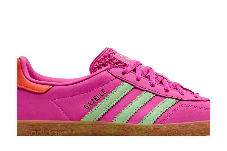 adidas Gazelle Indoor Semi Lucid Fuchsia Semi Green Spark Coral (Women's)