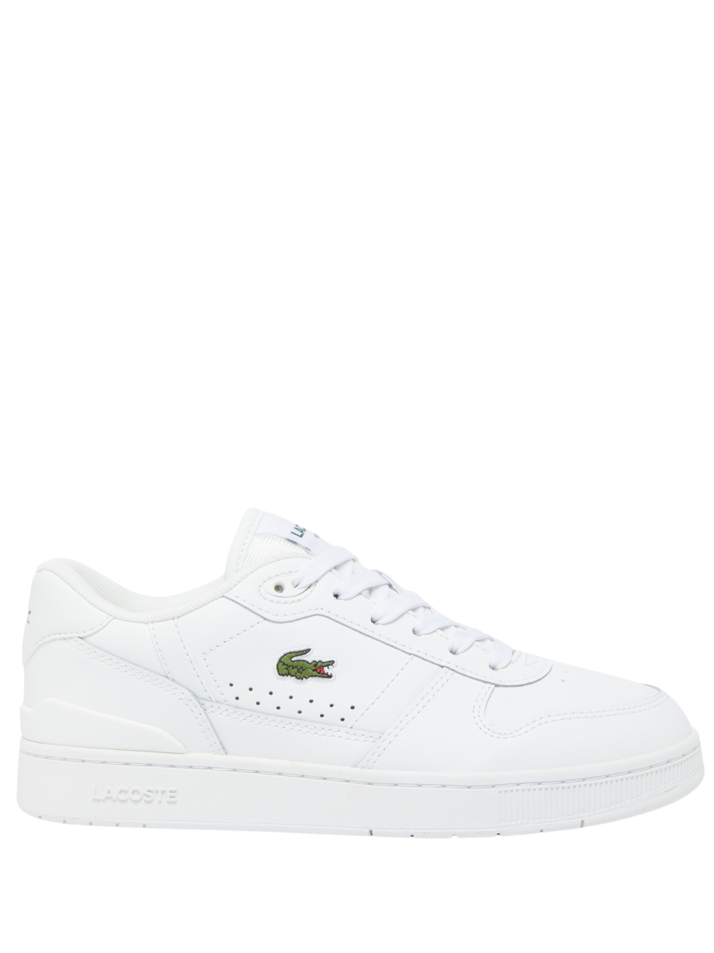 LACOSTE WOMEN T-Clip Set Leather Sneakers White