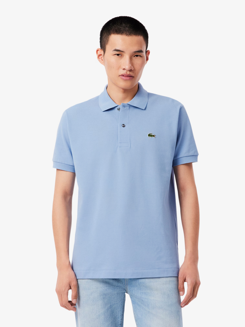 LACOSTE Classic Fit L.12.12 Original Polo Shirt Light Blue
