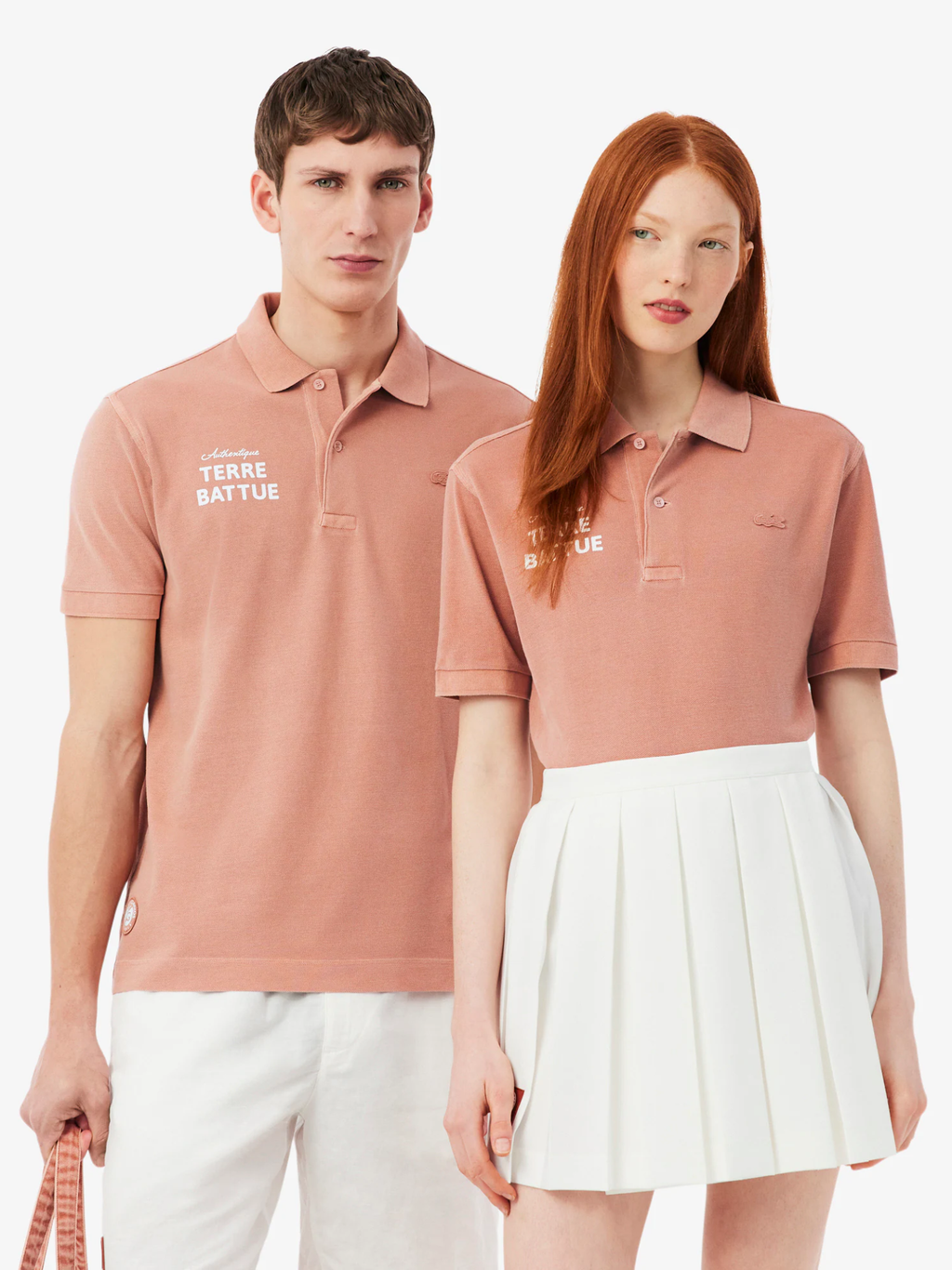 LACOSTE Roland-Garros Edition Clay Court Polo Shirt Light Brown