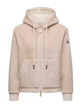 MONCLER WOMEN Reversible Padded Hoodie White/Pink