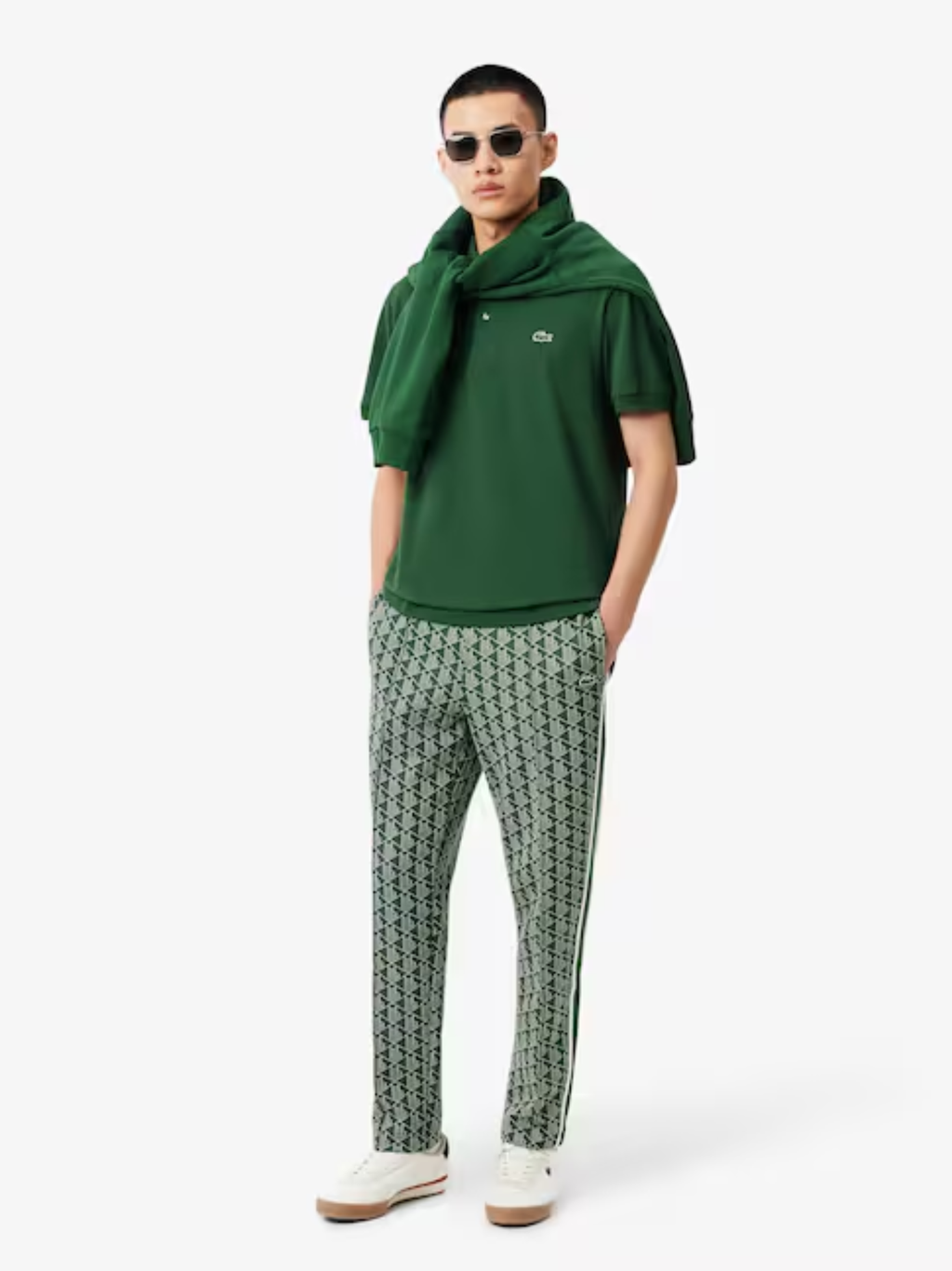 LACOSTE Classic Fit L.12.12 LIGHT Polo Shirt Pine Green