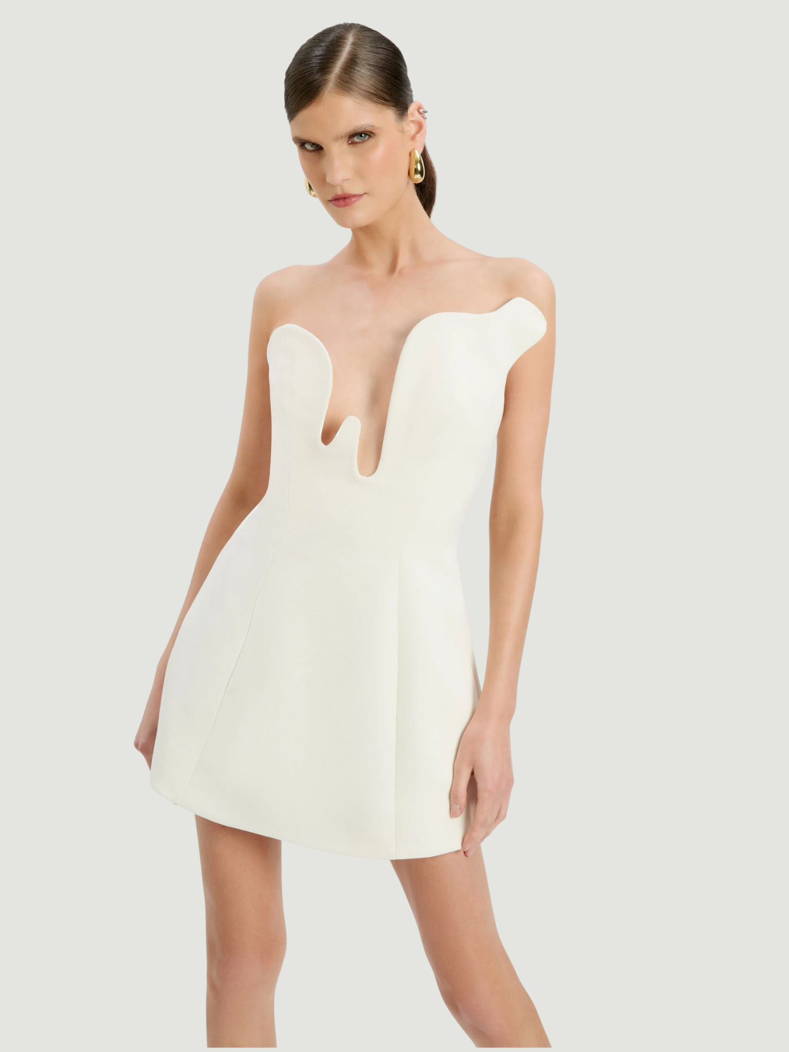 BARDOT WOMEN Rosalyn Hourglass Mini Dress Orchid White