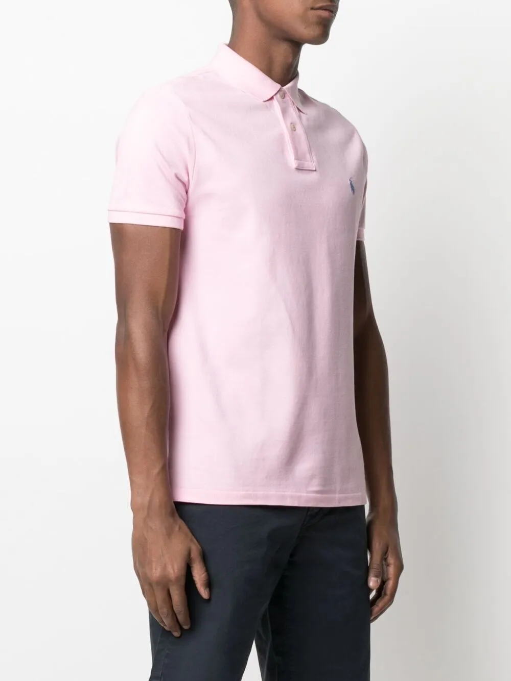 RALPH LAUREN The Iconic Mesh Polo Shirt Carmel Pink