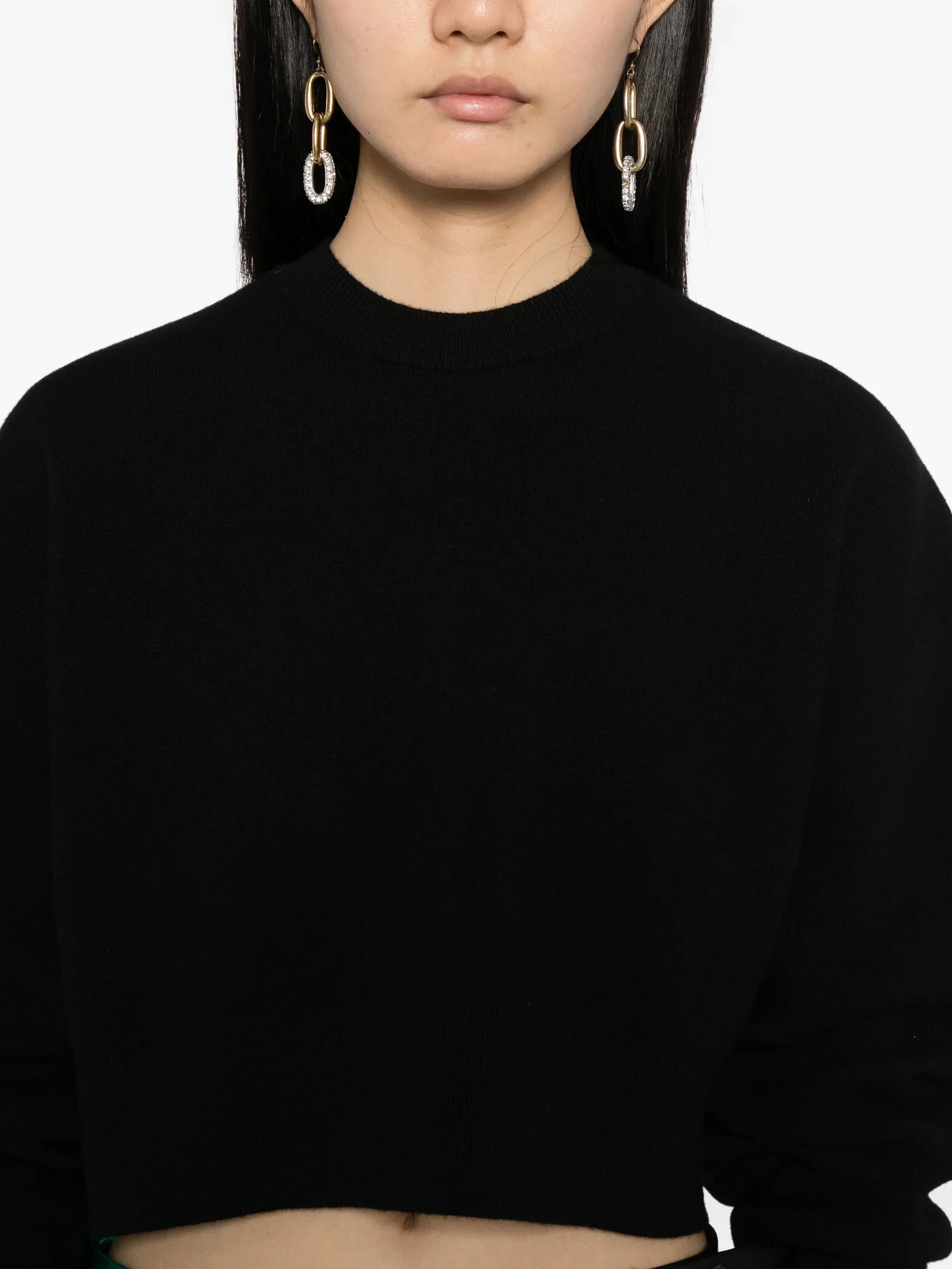 TOM FORD WOMEN Wool and Cashmere Sweater Black