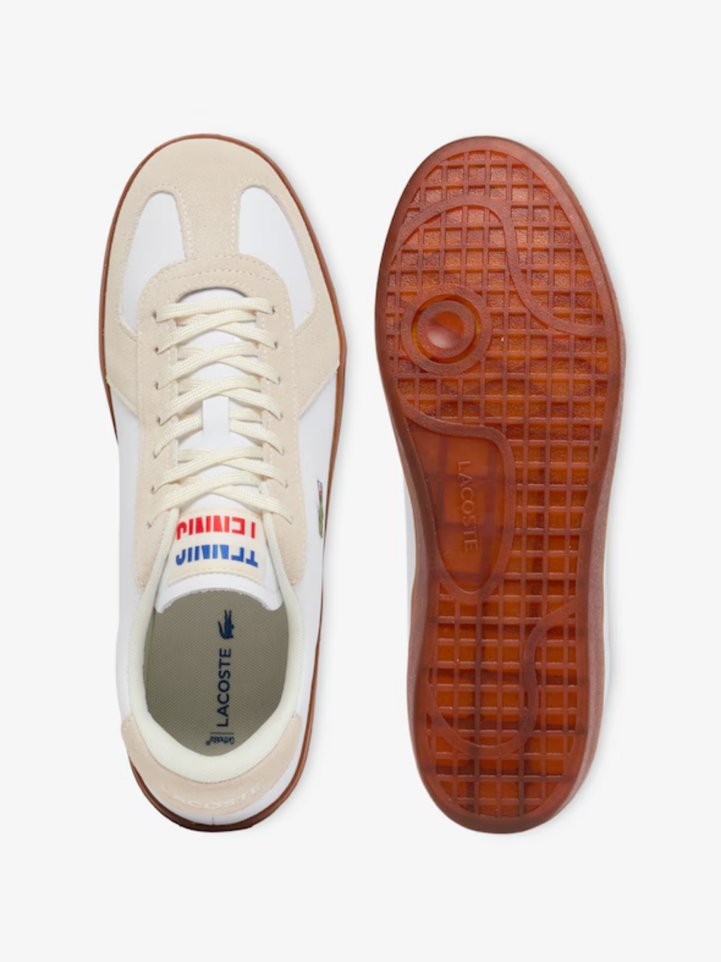 LACOSTE Baseshot Pro Leather Sneakers White/Gum